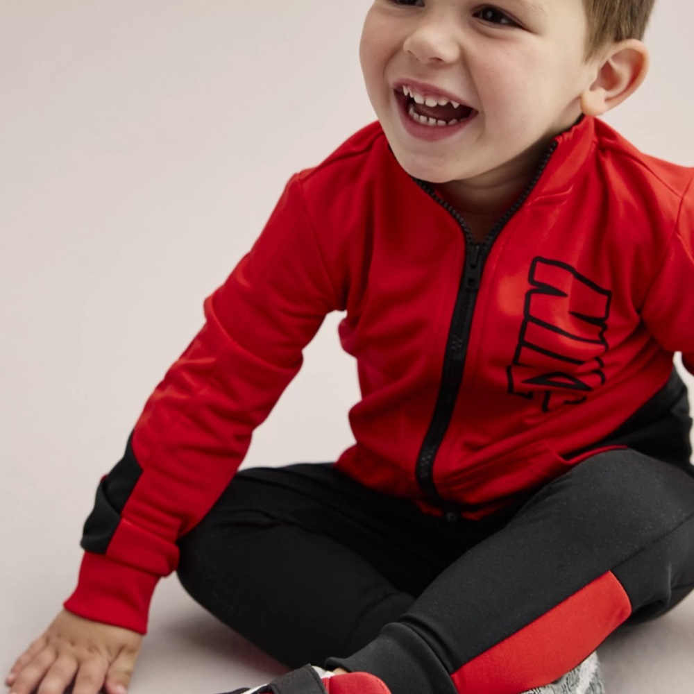 NIKE | Red & Black Infant & Toddler 2PCS Tracksuit (18mo)